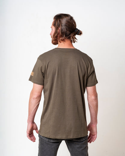 Polera Trucha Fario Verde Musgo