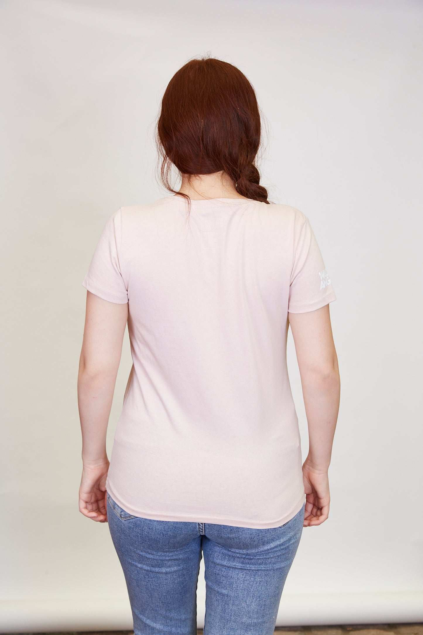 Polera Wading Anglers Algodón Orgánico Rosa Mujer